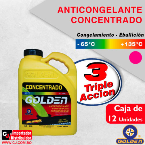 Anticongelante concentrado Rosa galón