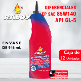 Raloy diferenciales E.P. SAE 85W-140 API GL-5