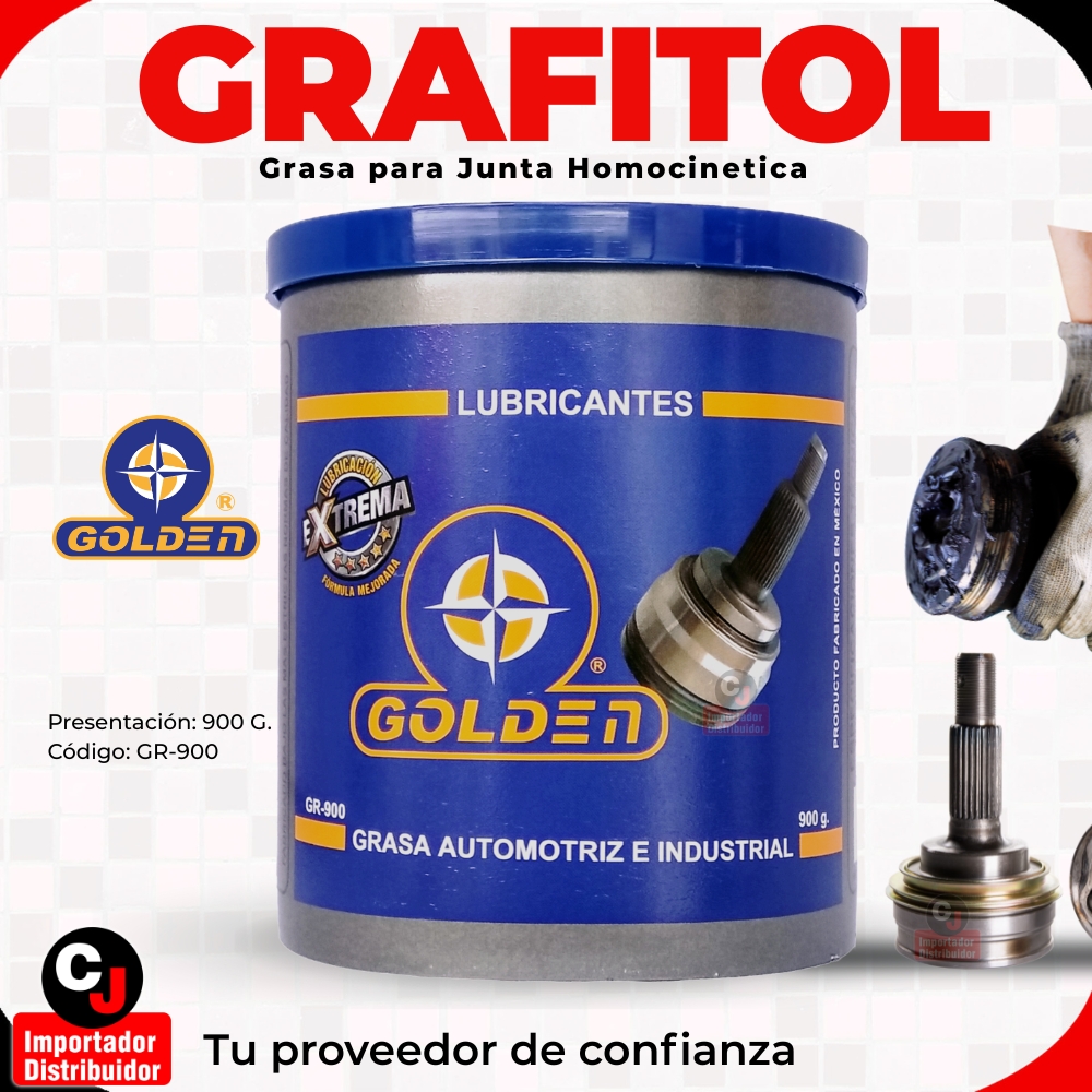 Grasa Golden Grafitol Grafitada para Juntas Homocinéticas · 900 g